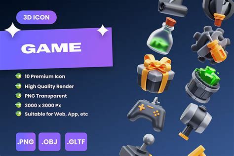 Image result for Free Game 3D Icon