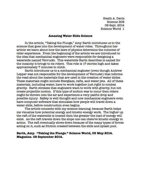 Image result for Short Science Articles