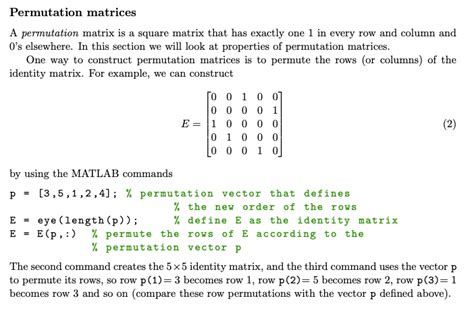 Image result for Permutation Matrix