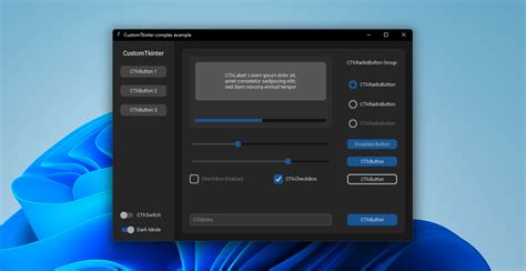 Image result for Tkinter Components