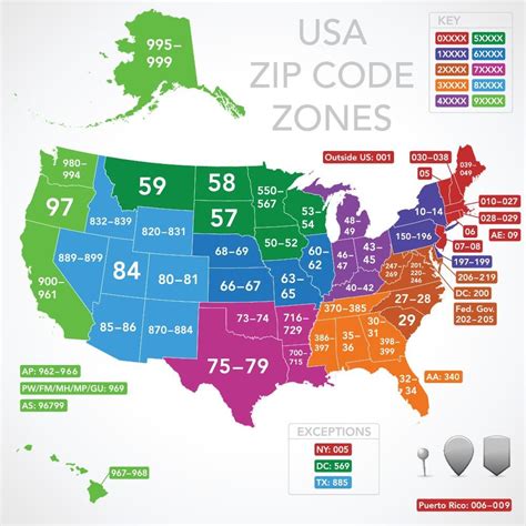 Image result for Zip Code Regions Map