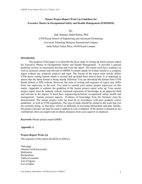 Image result for Sample Project Write Up