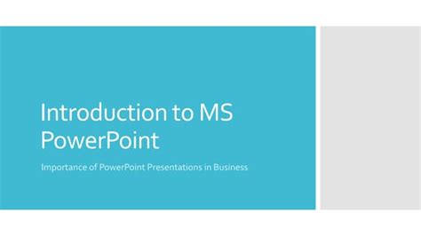 Image result for MS PowerPoint Introduction