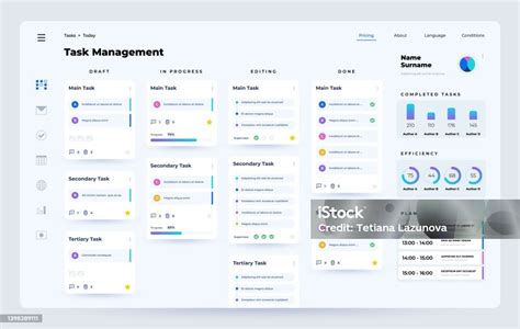 Image result for Task Managemnet Profile UI Dashboard