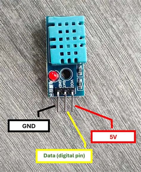 Image result for DHT11 Sensor Pinout