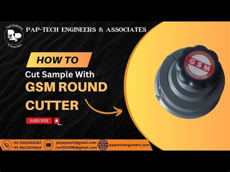Image result for GSM Circular Sample Cutter