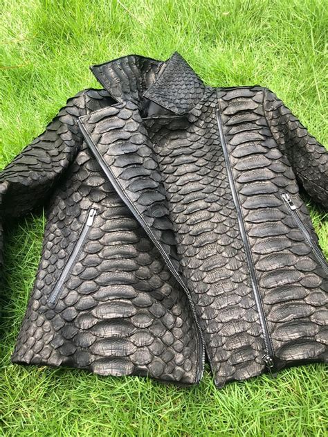 Image result for Python Leather Jacket