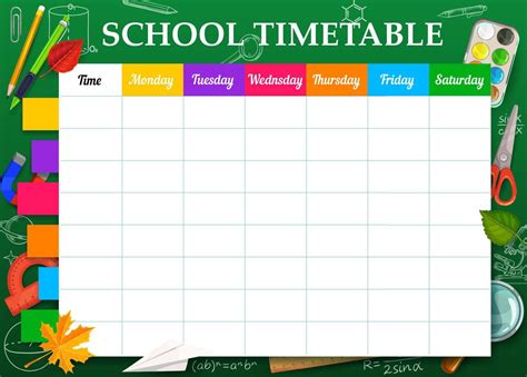 תוצאת תמונה עבור Lesson Timetable Design