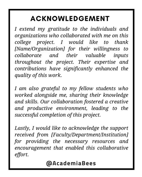 Image result for Project Acknowledgement Sample