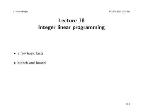 Image result for Integer Linear Programming Drawing