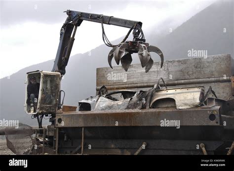 Image result for car compactor scene