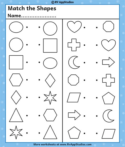 Toradh íomhá ar Kid Worksheet Matching
