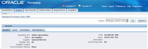 Image result for Oracle Purchasing Software