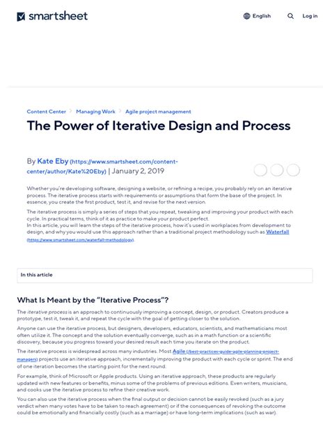 Toradh íomhá ar Iterative Design Process PLT