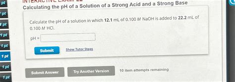 Image result for Calculating the pH of a Strong Base Solution