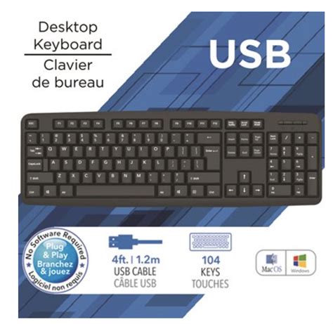 Toradh íomhá ar USB Desktop Keyboard