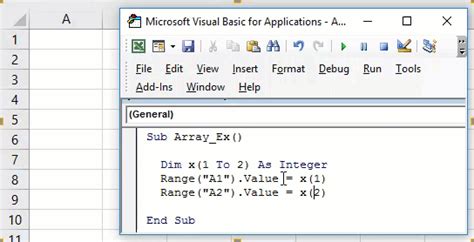 Image result for VBA Array and Index