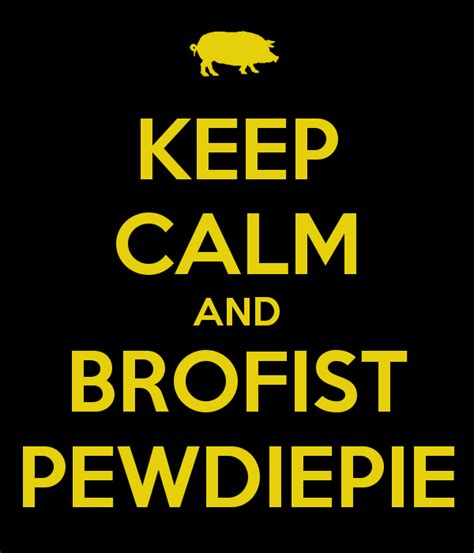 Image result for PewDiePie Brofist Logo