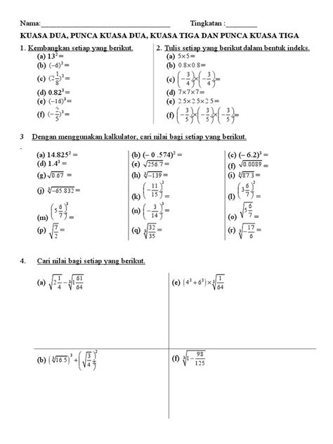 Image result for Example of Math Form 2