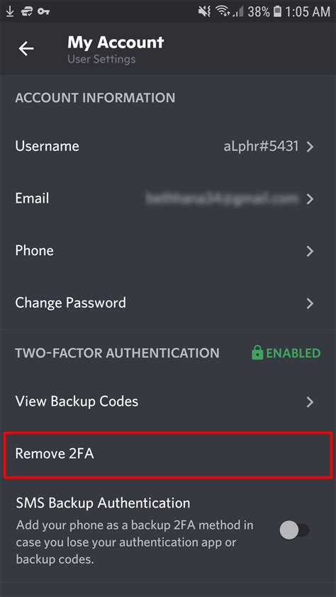 Image result for How to Turn Off 2 Step Verification On Discord