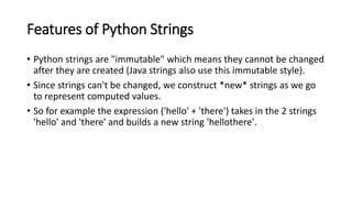 Python Strings Revisited PPT Images に対する画像結果