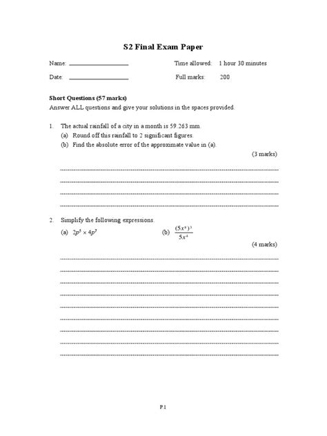 Image result for Form 2 Maths Topics