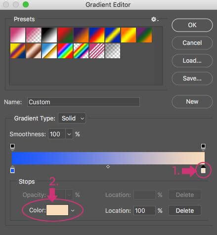 Gradient Map Photoshop-এর ছবি ফলাফল
