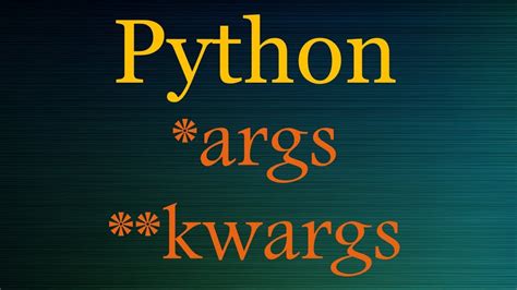 Image result for Difference Between Args and Kwargs Python