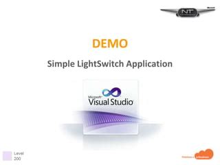 Image result for Visual Studio Light Switch Model