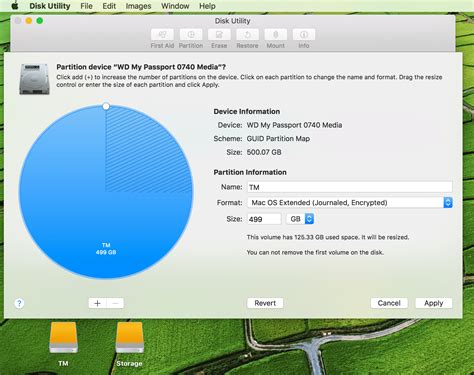 Toradh íomhá ar Mac Disk Partitions