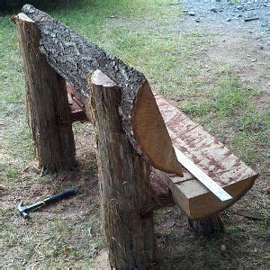 Image result for Tree Log Bench