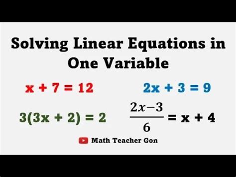 Solving Linear Equations Variable On One Side に対する画像結果