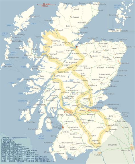 Afbeeldingsresultaten voor Simple Map of Scotland
