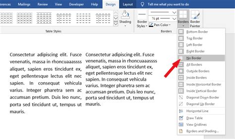 Image result for Word Split Header into Two Columns