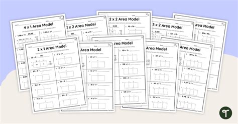 Image result for Area Model Multiplication 5th Grade