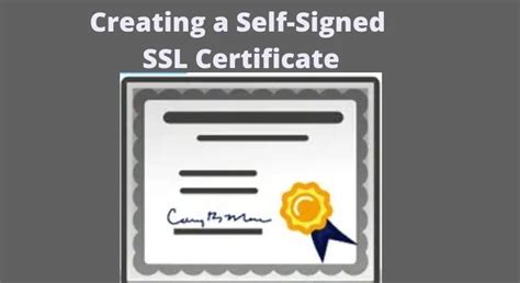 Image result for Creating a SSL Certificate