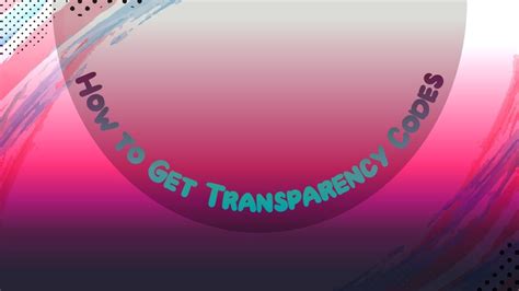 Image result for Transparency Code