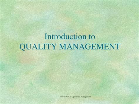 Image result for Introduction to Quality Commintppt