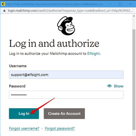Image result for MailChimp Log In