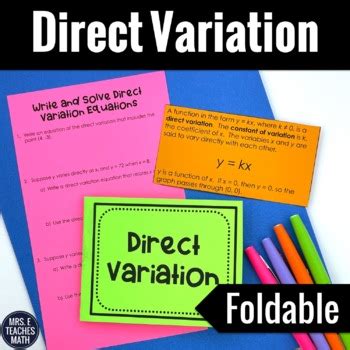 Image result for Direct Variation Wanted Poster