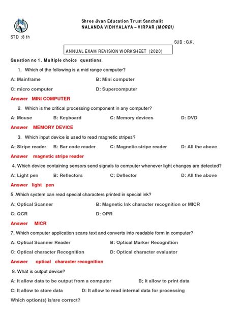 Résultat d’images pour iswK Worksheet Class 8 Computer Science