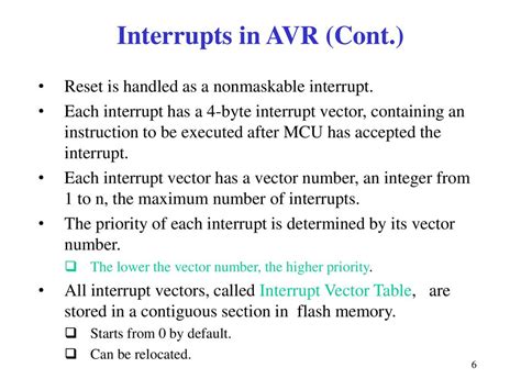 Toradh íomhá ar AVR Interrupt Vector Table