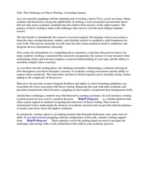 Image result for Thesis Example