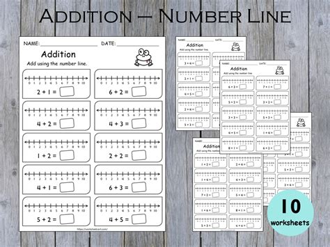 Image result for Double-Digit Addition Number Line Worksheet 10s