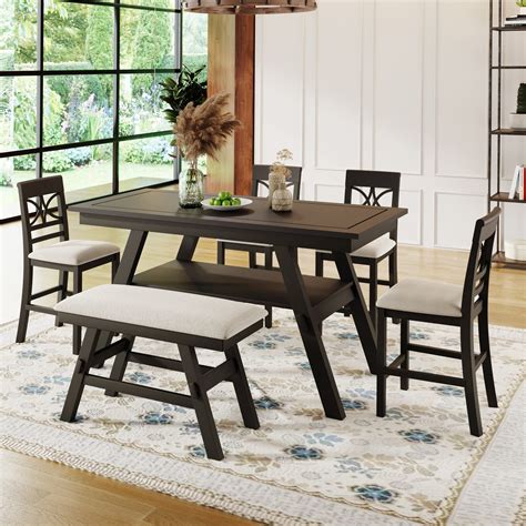 Image result for Rustic Dining Table with Storage