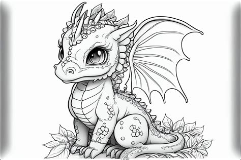 20 Cutest Baby Dragon Coloring Pages for Kids - Free & 2023