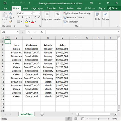 Sorting and Filtering Data in Excel Worksheet માટે ઇમેજ પરિણામ