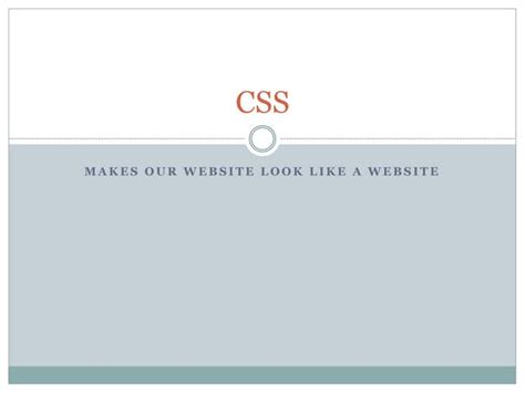 Image result for Sample Slides CSS