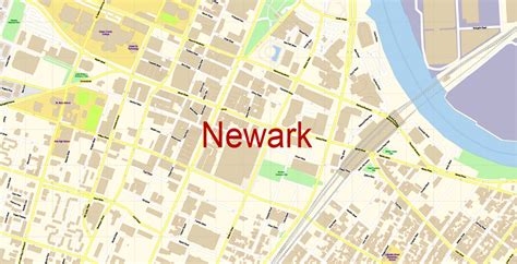 Toradh íomhá ar Newark NJ Zip Code Map