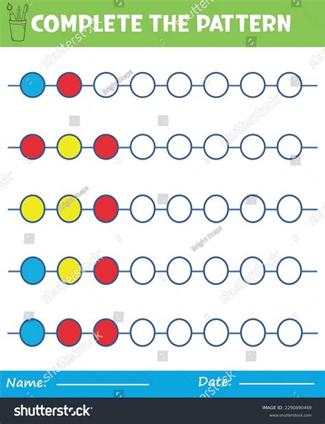 Image result for Repeat Pattern Worksheet